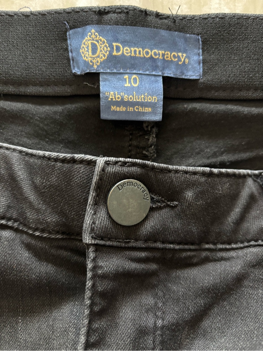 Democracy Black Boot Cut Jeans - Picture 7 of 7